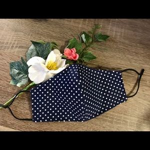 Polka dot face mask
